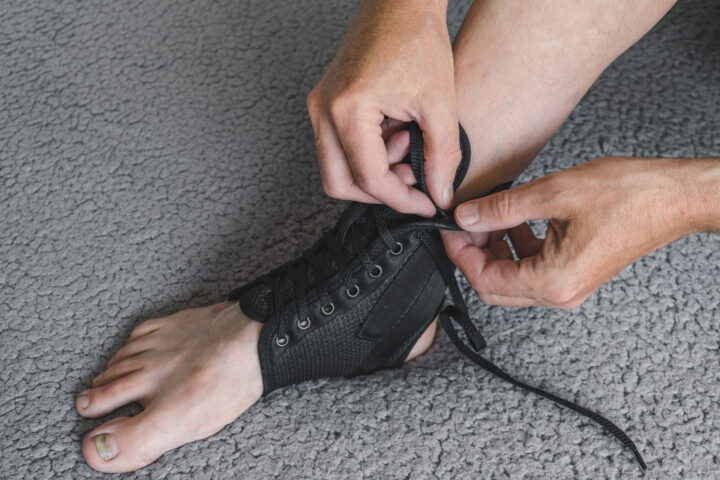 lacing ankle brace