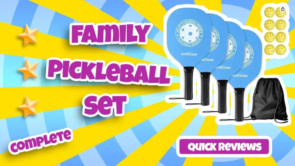 Amiconson pickleball paddle set youtube thumb