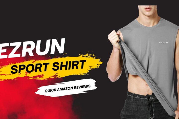 EZRUN shirt on male model