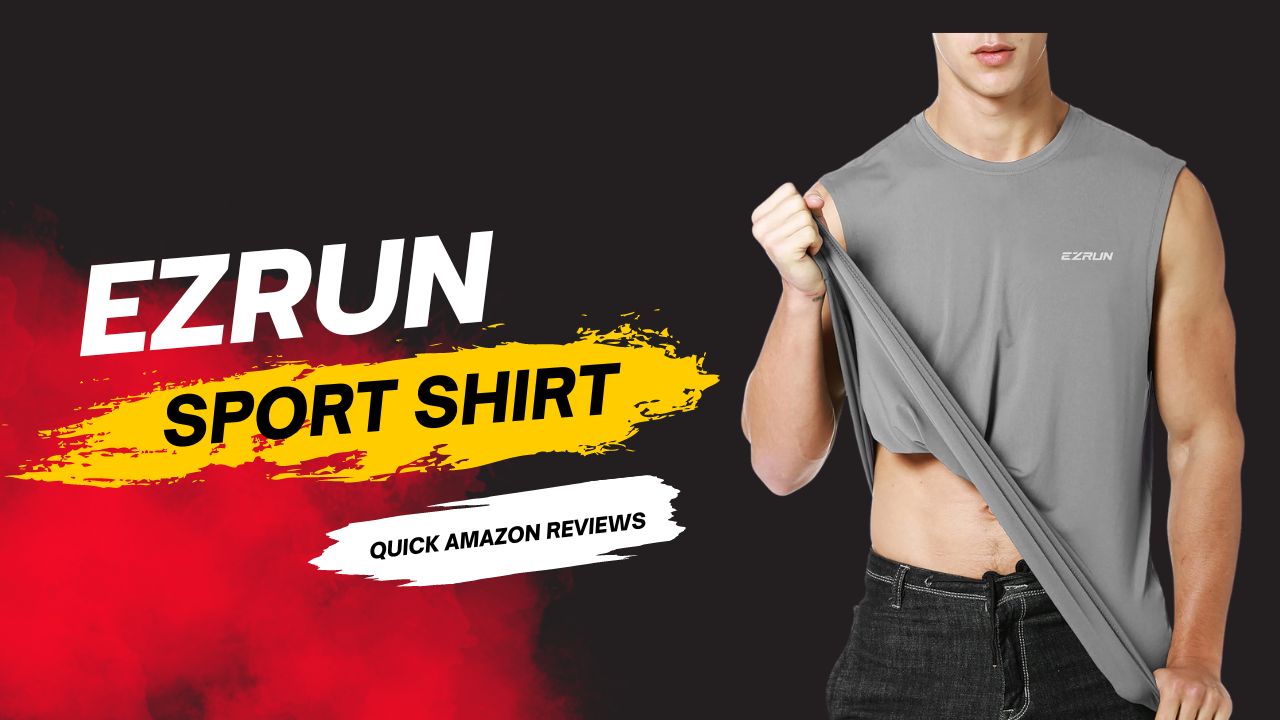 EZRUN shirt on male model