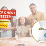 family in kitchen highlight compact freezer