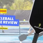 paddle and people playing pickleball